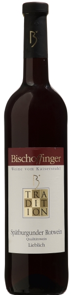  R0500089216_PO1 Bischoffingen Spätburgunder Rotwein lieblich Qualitätswein Serie Tradition B Ware Jg.2021  