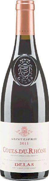 Delas Cotes du Rhone Saint Esprit Appellation d Origine Controlee Jg. 2020 Cuvee aus Syrah, Grenache 2000276032 Frankreich WeinUnion