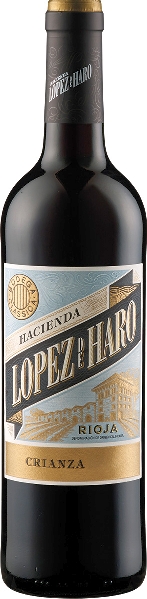 Bodega ClassicaHacienda Lopez de Haro Crianza DOCa Jg. 2017 Cuvee aus 85% Tempranillo, 10% Garnacha, 5% GracianoSpanien Rioja Bodega Classica