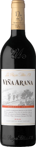 La Rioja AltaVina Arana Reserva DOCa Jg. 2011 Cuvee aus 95% Tempranillo, 5% MazueloSpanien Rioja La Rioja Alta