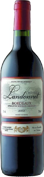 Landonnet Rouge Bordeaux A.O.C. Jg. 2020 Cuvee aus 80 Proz. Merlot, 20 Proz. Cabernet Sauvignon 4000113401 Frankreich WeinUnion