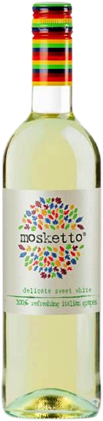 Mondo del Vino. Mosketto Bianco Jg. Cuvee aus Moscato, Braquetto