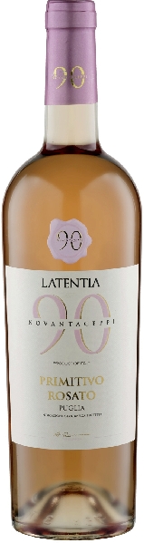 Latentia Winery SPA Novantaceppi Primitivo Rosato Puglia IGT Jg. 2021 Cuvee aus 85 Proz. Primitivo, 15 Proz. Andere