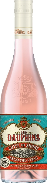 Les Dauphins Rose Jg. 2022 Cuvee aus Grenache, Cinsault, Syrah 5000001065 Frankreich WeinUnion