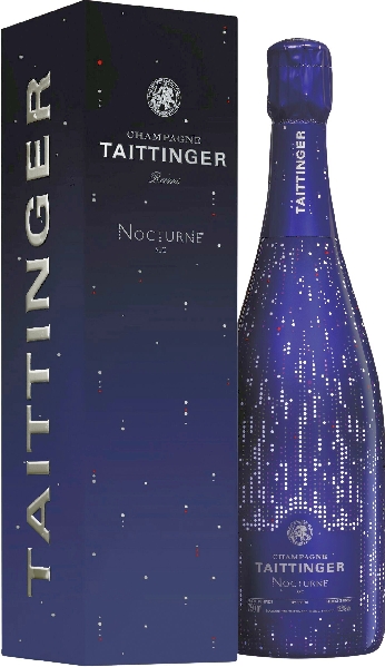 Taittinger Champagne Nocturne Sec City Lights in Geschenkverpackung