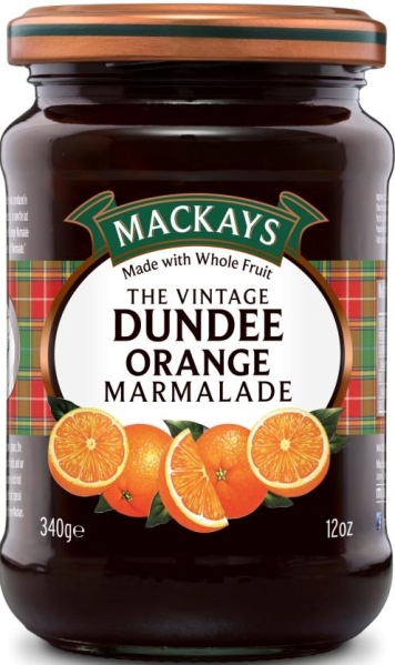 MarmeladeMackays Marmalades The Vintage Dundee Orange Marmalade 340gDelikatessen Marmelade