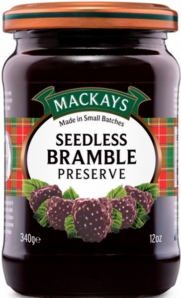 MarmeladeMackays Marmalades Seedless Bramble Preserve 340gDelikatessen Marmelade
